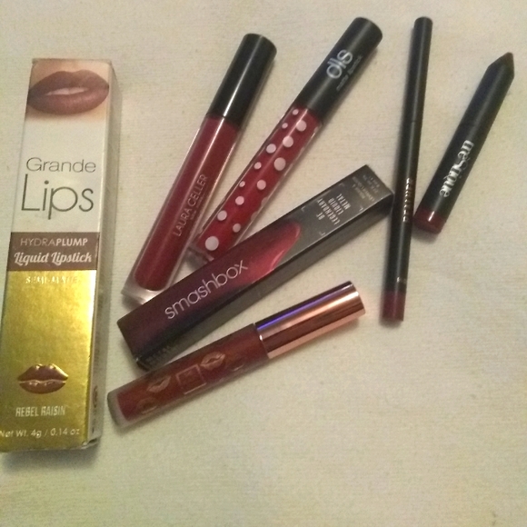 💜2 for $25💜🆕Smashbox/Grande Lips/Laura Geller Lip Bundle🆕 - Picture 1 of 8
